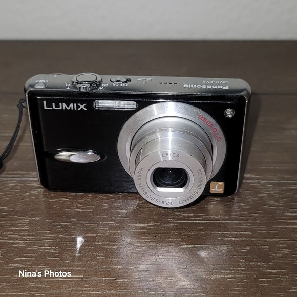 Panasonic Lumix DMC-FX8 Leica 5MP 3x Optical Zoom Digital Camera & Wenger Case - Picture 10 of 14